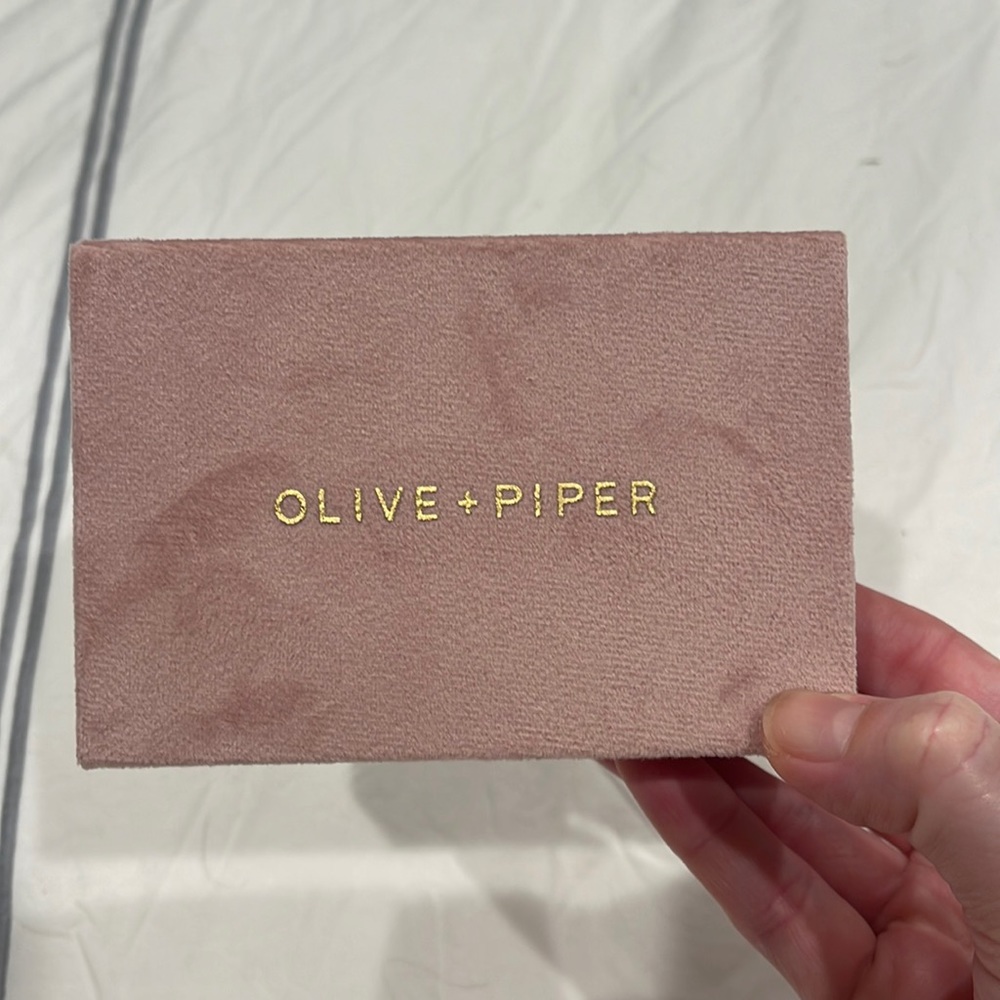 3 sets of Olive + Piper earrings.